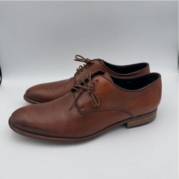 To Boot New York Men’s Declan Plain Toe Derby Shoes Made in Italy Size 10 - Picture 3 of 11